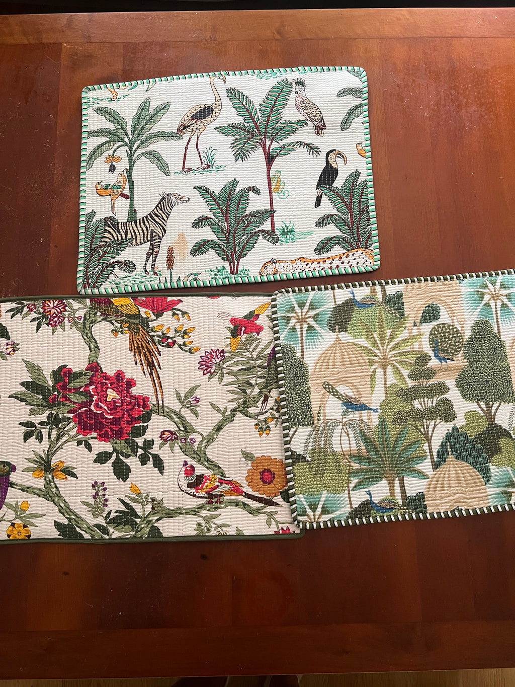 Pack de 3 manteles individuales Ranthambore