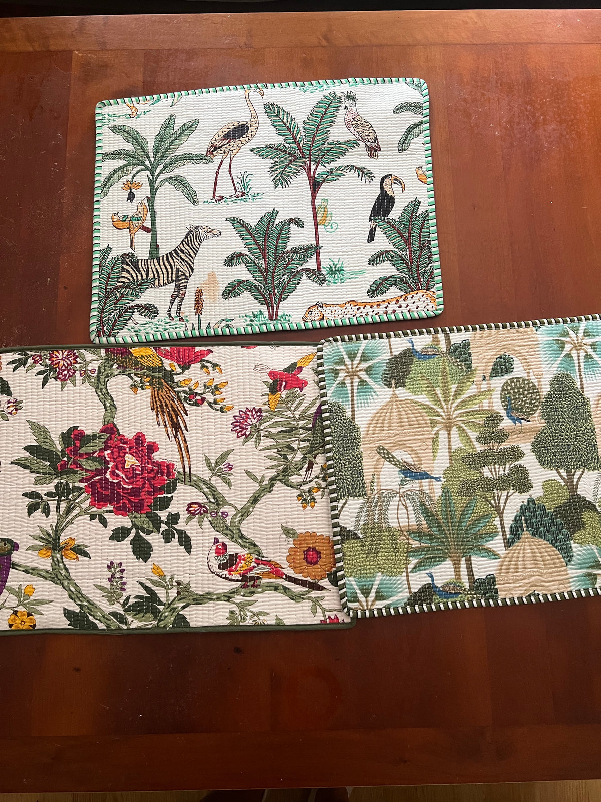 Pack de 3 manteles individuales Ranthambore
