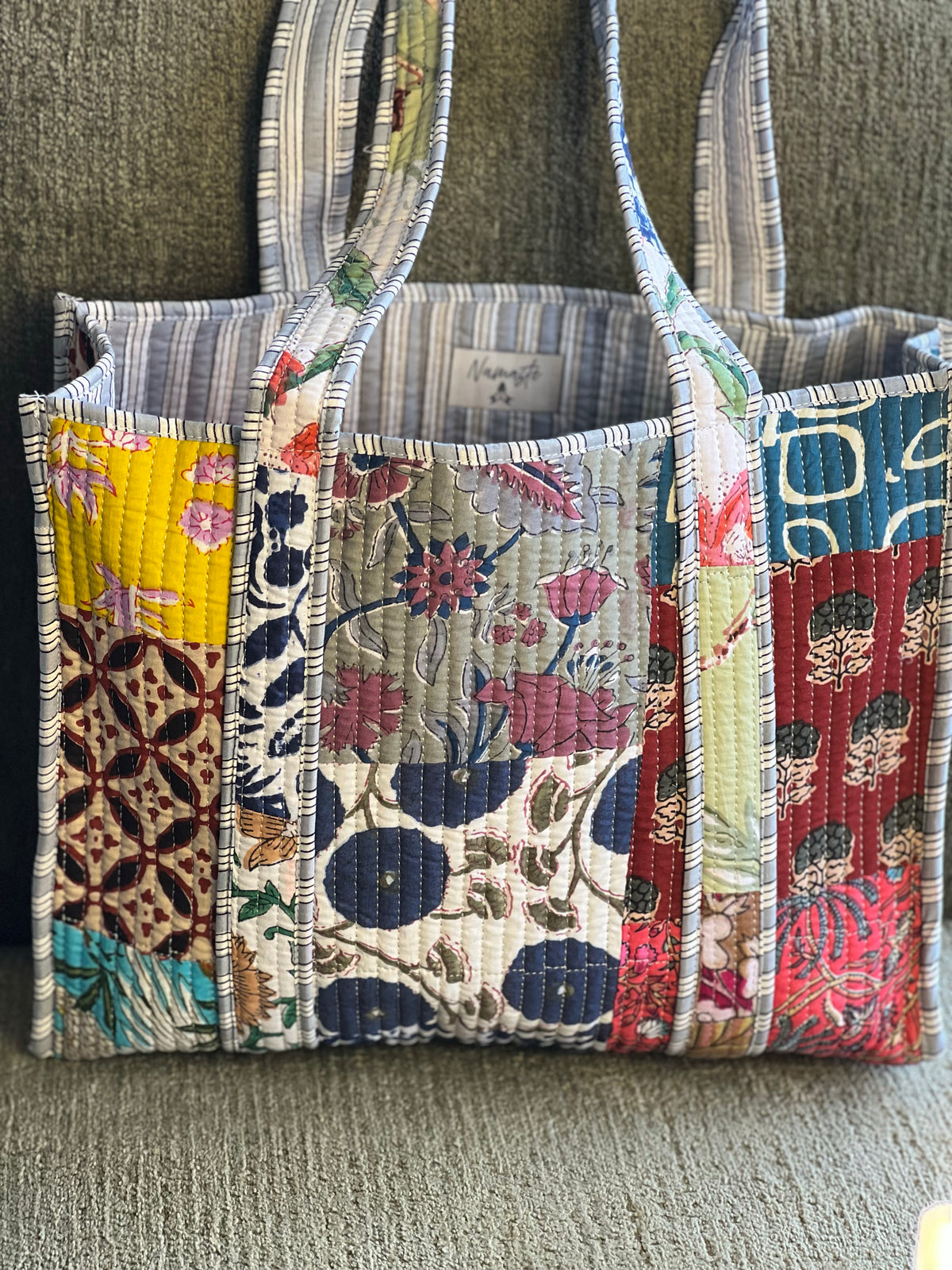 Bolso patchwork Johari
