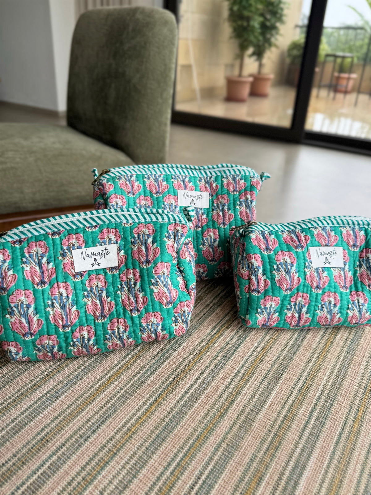 Pack de 3 neceseres Lotus