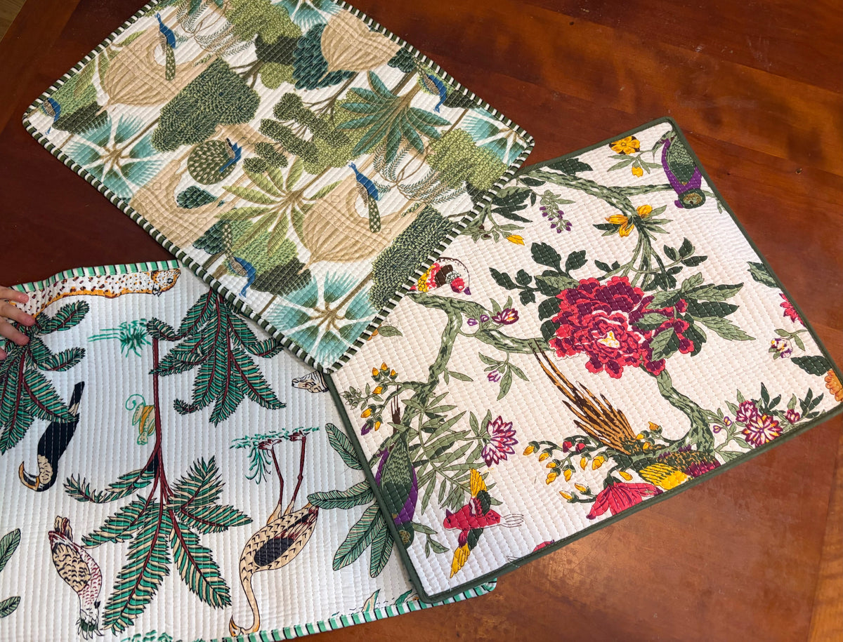 Pack de 3 manteles individuales Ranthambore